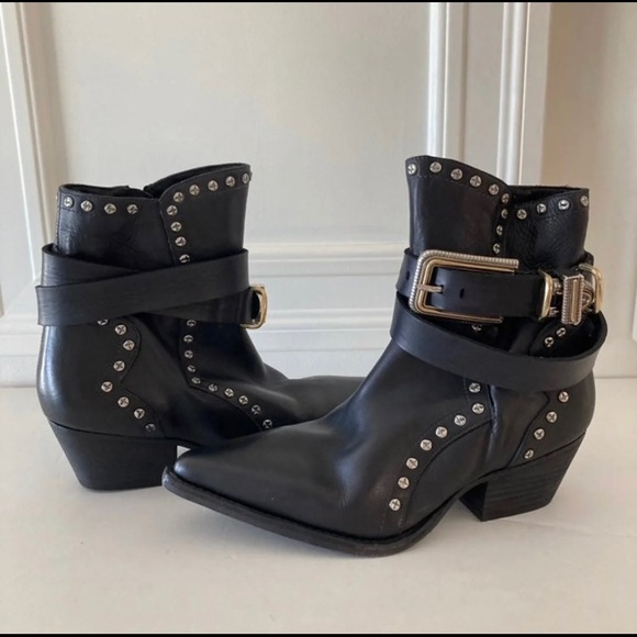 Free People Shoes - Free People Black Backstage Booties